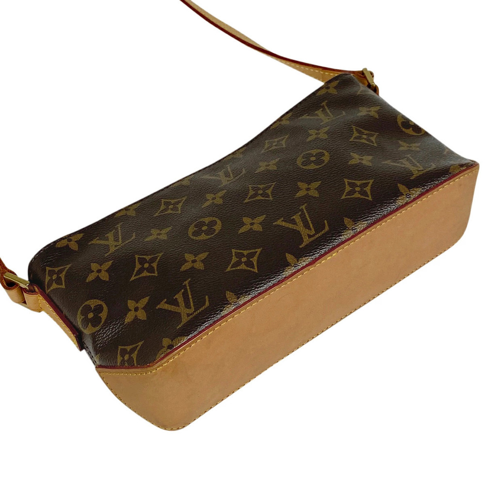 Louis Vuitton Crossbody Clutch Brown Trotteur Shoulder Monogram Bag